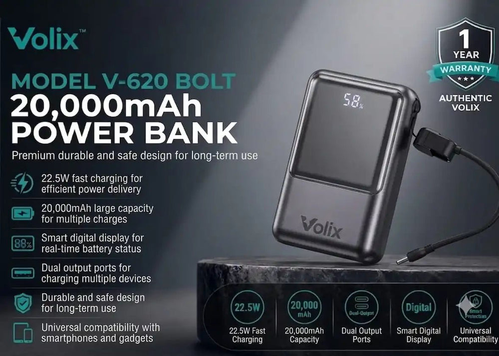 Volix V-620 BOLT Power Bank - Volix