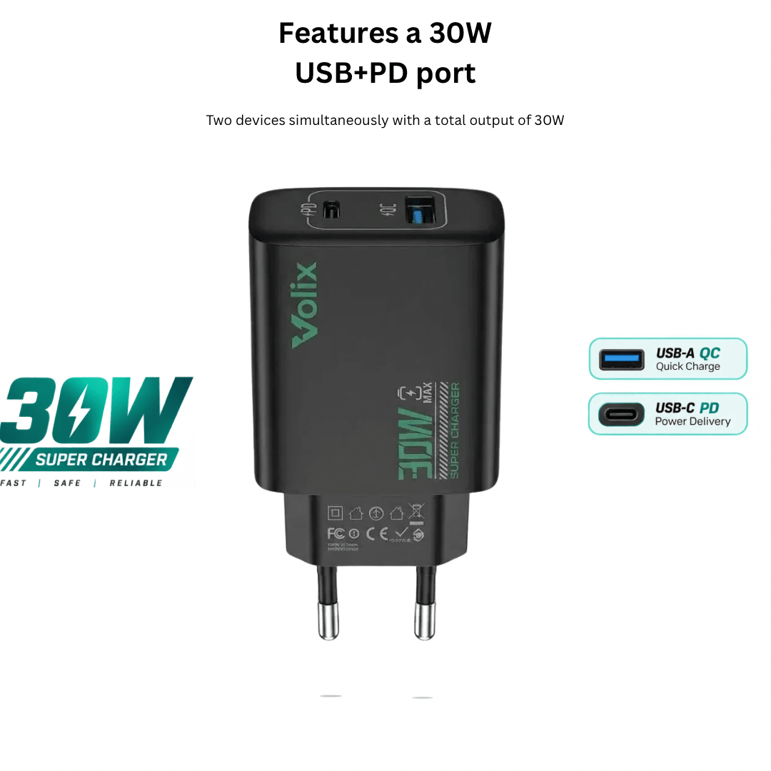 Volix V-980 Fast Charging Adapter - Volix