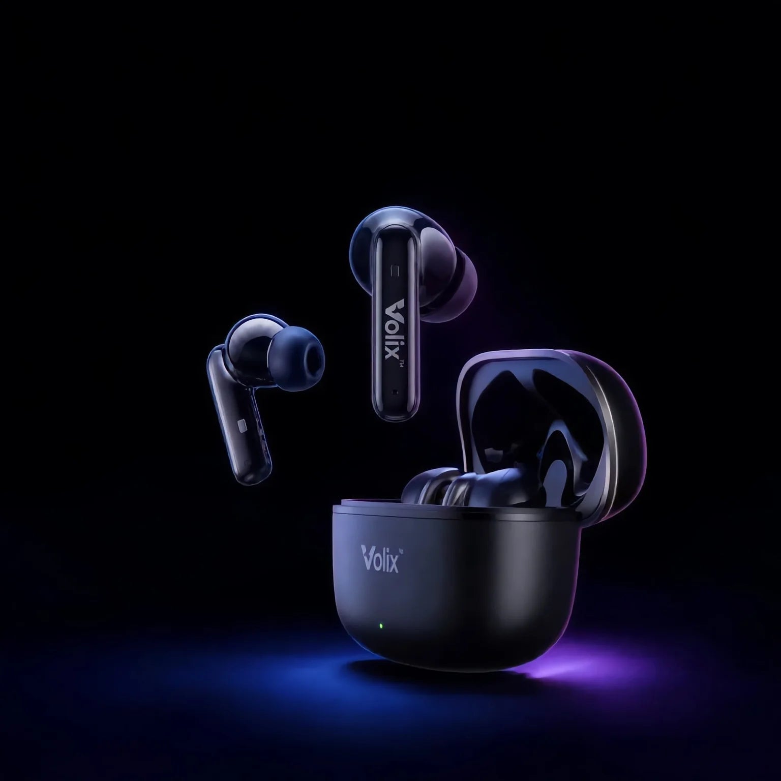 Volix V-6020 ANC Wireless Earbuds With Active Noise Cancellation and ENC Technology