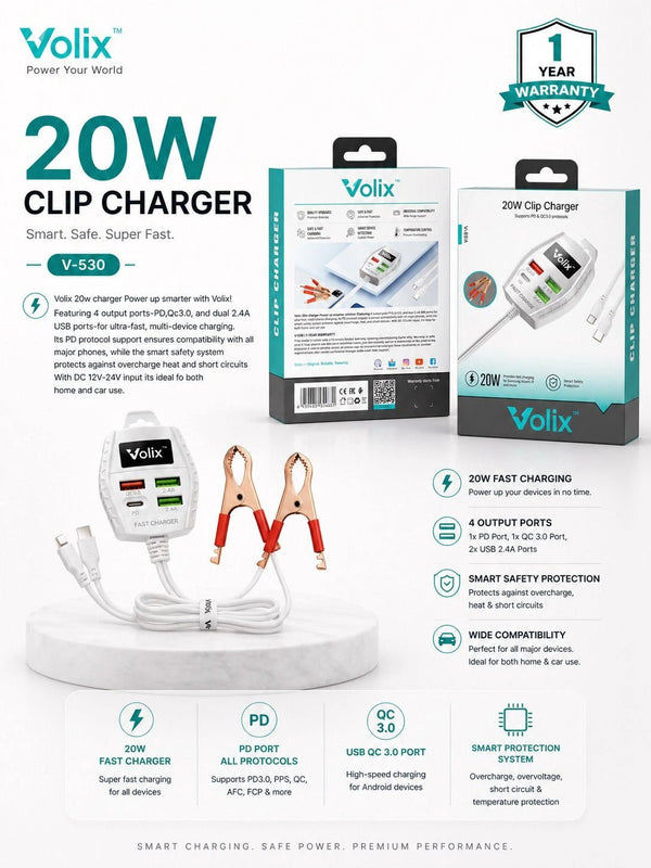 Volix V-530 Fast Charger - Volix