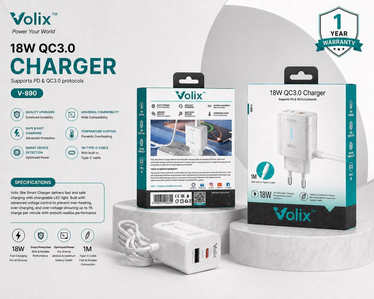 Volix V-890 Fast Charger - Volix
