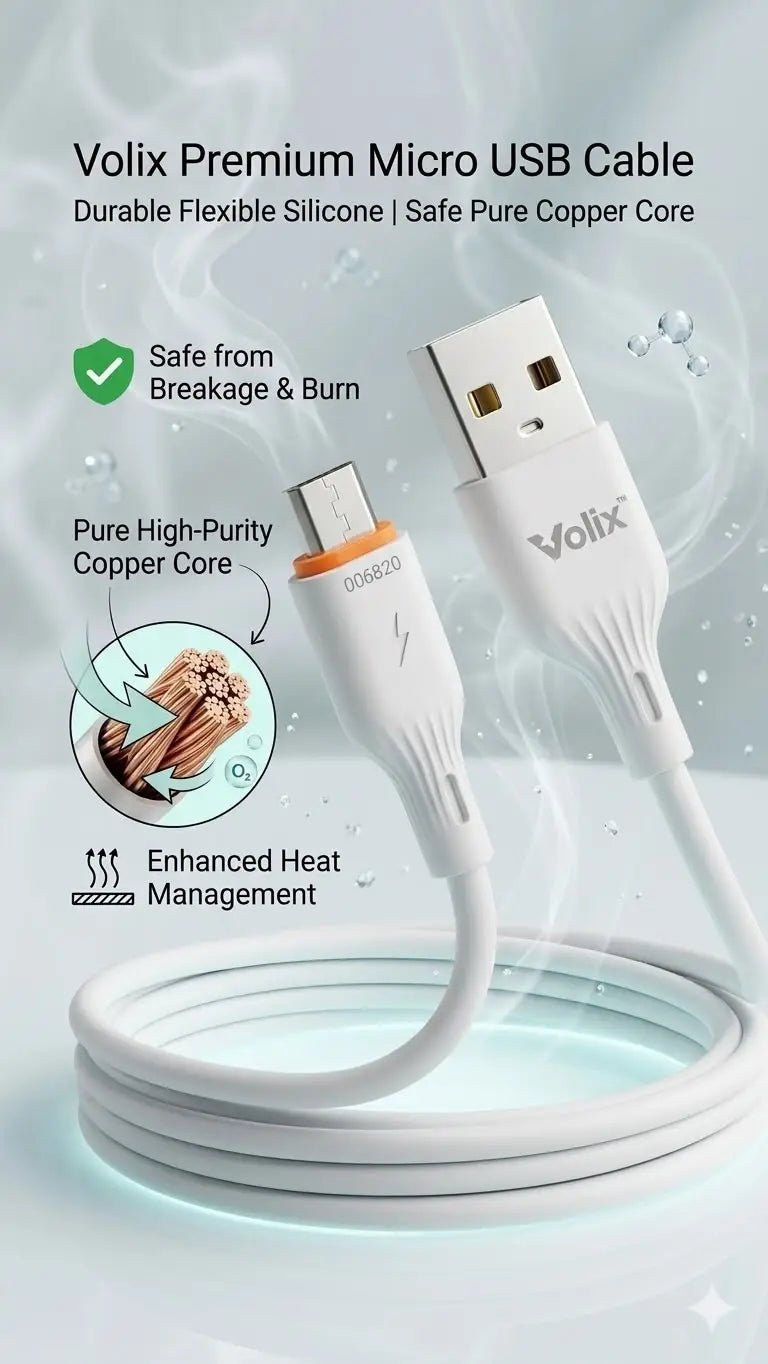 Volix V-26 USB-A to Micro USB Cable - Volix